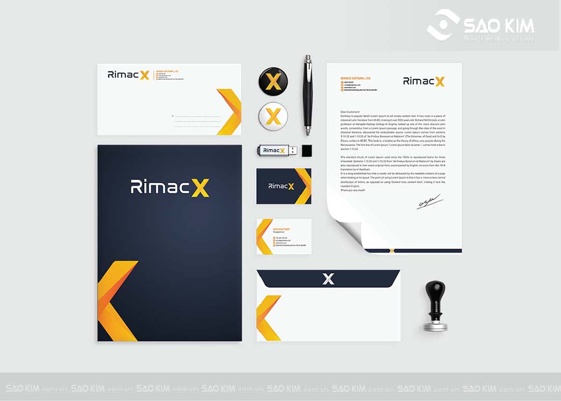 RIMACX - Thiết kế logo, bộ CIP Công ty TNHH RIMACX VIETNAM
